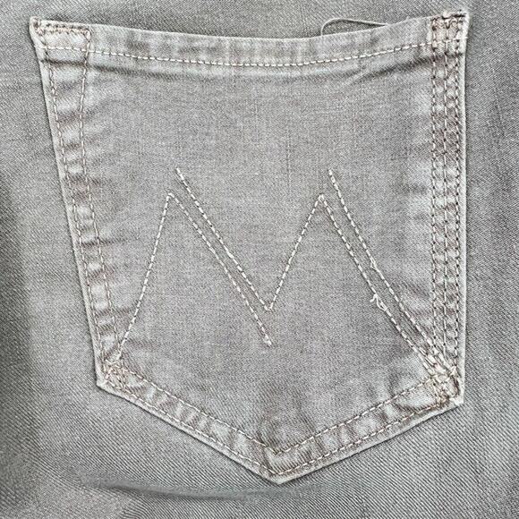 Mother The Looker Ankle Fray in So Far Gone Tan Straight Leg Women's 28 - Picture 9 of 16